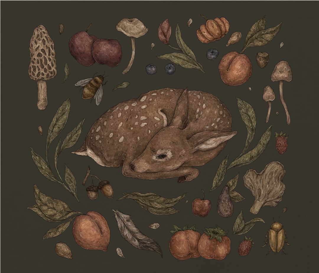 Jessica Roux: Foraging Fawn