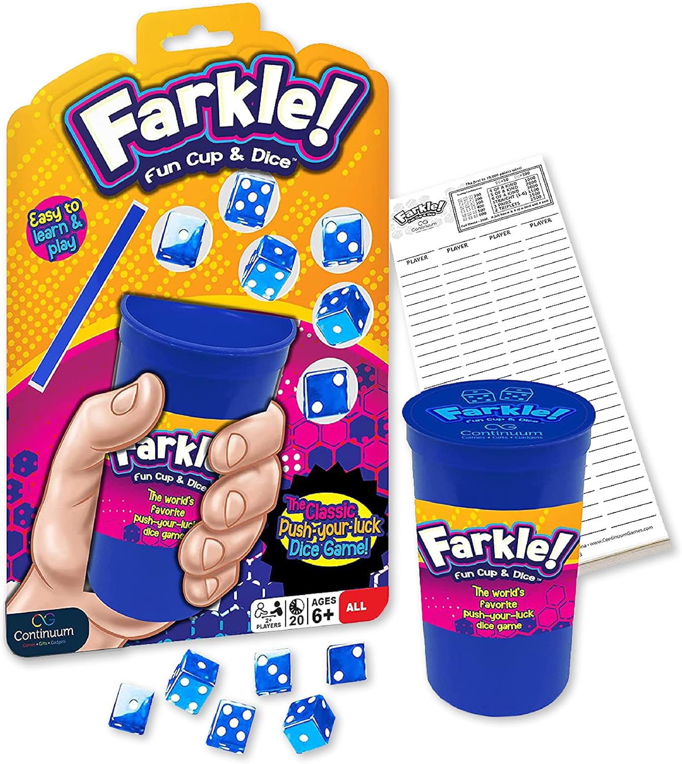 Farkle Fun Cup and Dice
