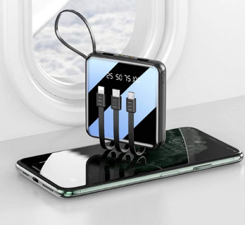 3,600 mAh Powerbanks with 3-in-1 Charging Cables