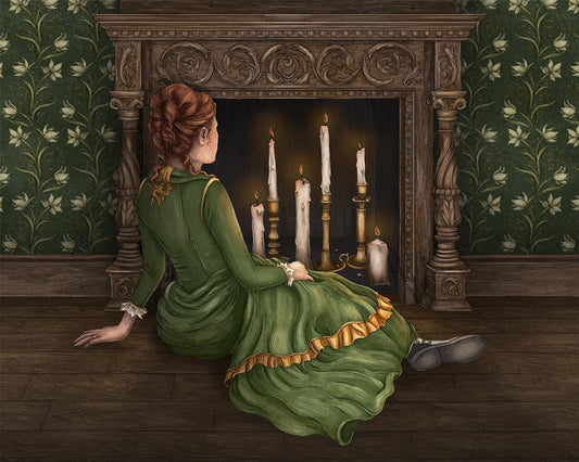 Jessica Roux: Green Scene Print